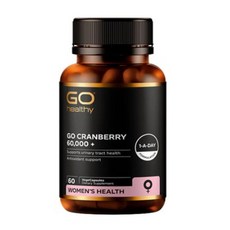 고헬씨 크랜베리 60 000 60베지캡슐 - Go Healthy Cranberry 60 000 60Vege-Capsules, 1개, 60정