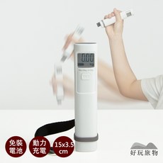 好玩旅物 手搖式充電旅行電子秤, 1個