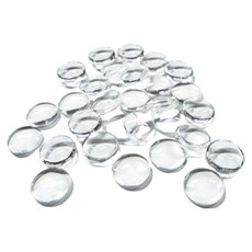 초등과학 자외선 반지만들기용 돔형렌즈 1cm 30p 둥근컷팅알 가방장식 뱃지만들기, 2세트
