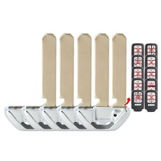 5X 교체용 근접 키 포브 인서트 블레이드 혼다 차량과 호환 및 - MPN KR5V1X-VALET-01, 5X 교체용 근접 키 포브 인서트 블레이드, 혼다 차량