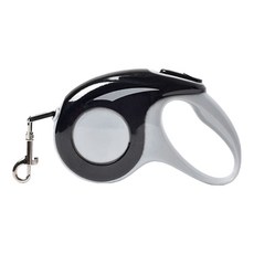 펫코노미 강아지 꼬임방지 자동 리드줄, 블랙, 1개