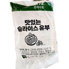 FW 유부 슬라이스 1kg 요리, 1개
