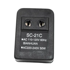 스텝 다운 변압기 여행용 어댑터 전자 기기용 전압 변환기 최대 와트, 1개