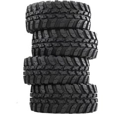 TRX4 호환 Axial SCX10 III Wraith Yeti Redcat Everest 10 110 18 RC 크롤러 22 타이어 머드 슬링거 휠