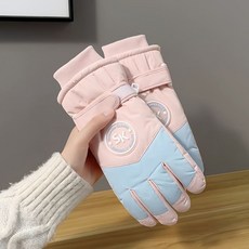 SK 滑雪手套 防風防水加絨保暖觸控手套