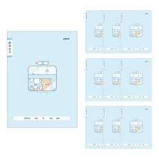 클라리온 16매 초등노트 저학년 받아쓰기 노트, B 치카치카, 10개