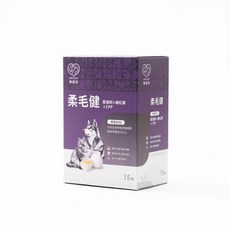 Petroyal 樂健飛L.C.F 犬貓用 爆毛粉 營養保健品, 1個, (柔毛健)皮膚鱉蛋粉+蝦紅素5gx15包