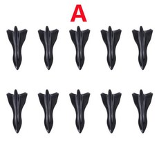 컨버터블 쿠페 샤크핀 루프 스포일러, 12. A-black-10pcs, 기본
