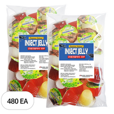 사슴벌레 장수풍뎅이 전용 곤충젤리 30p, 혼합색상, 480개