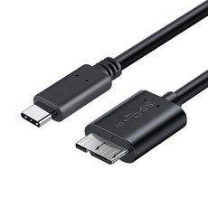 USB 3.0 C타입 외장하드 케이블 30cm USB C to 마이크로B 타입, 1개