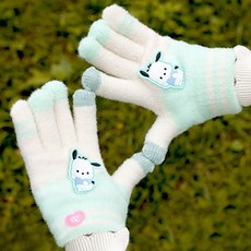 아이들이 좋아하는 귀여운 색상과 디자인으로 인기가 좋은 장갑을 벗지 않고도 터치가 가능한 따스한 포차코 장갑