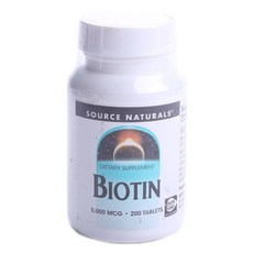 SOURCE NATURALS 維生素錠 5000mcg, 1入, 200顆