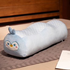 孕婦專用 冰絲豆豆腿枕 吐司造型, 企鵝 50*18釐米