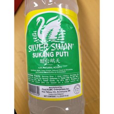 Silver Swan Sukang Puti 실버스완 수강 푸티 1000ml 사탕수수식초51% 필리핀, 1개, 1L