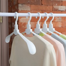 나인플로우 어깨뿔 늘어남 방지 접이식 옷걸이, 10개, 그레이