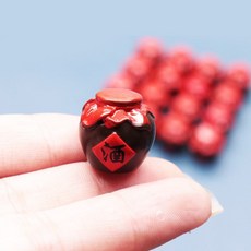 DIY 인공 미니 사이즈 와인 항아리 모드 입상 가상 놀이 주방 인형의 집 액세서리