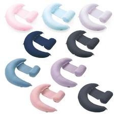 六甲村全方位孕婦哺乳枕 | 多款可選，人體工學設計，親膚透氣，多功能用途，可拆洗枕套, 恬靜灰2.0