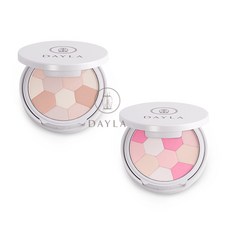 DAYLA 五彩CC蜜粉餅 SPF20 定妝控油保濕, 粉嫩膚,1入, 1個
