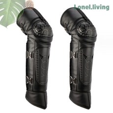 로넬리빙 쉘가드 오토바이 방한 무릎보호대 65cm 여성 안전 남성 블랙 가죽