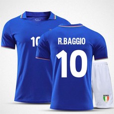 레트로 클래식 이탈리아 바조 축구 유니폼 저지 축구복 단체 반티 단체복