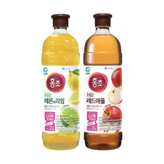 홍초 저당 저칼로리 기능성 레몬라임 + 레드애플, 1개, 1.5L