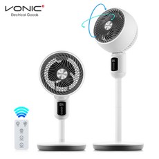 보닉 3D 입체회전 스탠드 리모컨 써큘레이터 선풍기(고급형)신제품 상하좌우 완전자동 입체회전, 단품