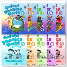 Oxford Phonics World SB+WB 1 2 3 4 5 세트 (전10권) Oxford