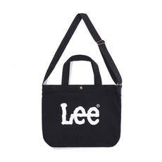 [매장정품] LEE 빅 트위치 로고 투웨이 에코백 블랙 LE2501BG03BK, FREE Free