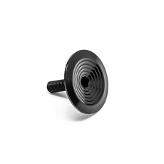 absoluteBLACK 鋁合金 龍頭上蓋 CNC輕量化 5g 5mm, 黑色, 1個
