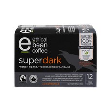 에디컬빈커피 프렌치 로스트 슈퍼 다크 팟, 11g, 12개입