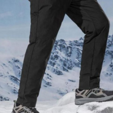 라이더 오토바이 깔깔이 겨울 패딩 팬츠 방한 바지 남성 겨울 바지 트레이닝 방한 기모 남자 작업복_WFLJ2X, 그레이 34-35