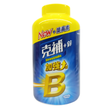 克補 B群+鋅加強錠, 1個, 200顆