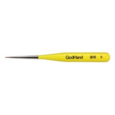 日本神之手GodHand神之筆超短桿面相筆運筆妙手模型畫筆尖超細0.8mm尖頭彩繪筆GH-EBRSYP-MS, 1個, S號