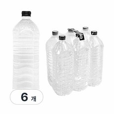 순창샘물 무라벨, 6개, 2L