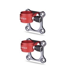 一帆精工 釣箱傘架配件 鋁合金加厚抗大風通用摺疊魚具配件, 1個, 新款可摺疊傘架2個【紅色】