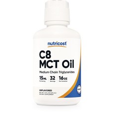 nutricost C8 MCT油 無味, 1個, 473ml