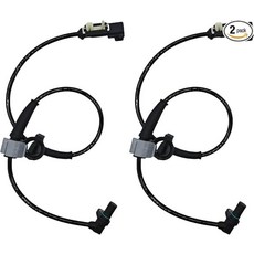 [ 1234674 ] ABS 휠 속도 센서 2개 세트(앞바퀴 왼쪽 + 오른쪽) 2013-2020 GM 모델에 적합 OEM 20971873 23498355 10238, [ 1234674 ] ABS 휠 속도 센서 2개 세트(