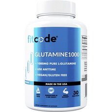 Fitcode 麩醯胺酸1000膠囊, 1個, 60入