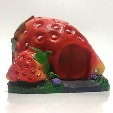 AJ 딸기 햄스터 하우스 은신처 / 구피 열대어 장식