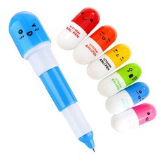 동글동글 알약 볼펜 36개 세트