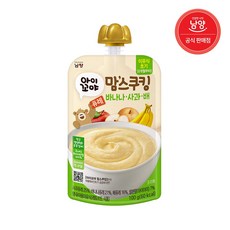 맘스쿠킹 유아 이유식(6개월~) 바나나사과배 100g, 1개