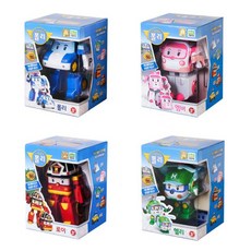 ROITOYS 로보카폴리 변신로봇 4인치 폴리 로이 엠버 헬리 세트, 단품