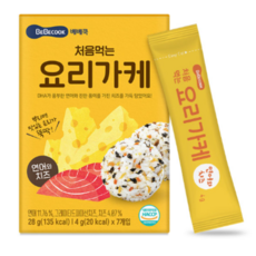 베베쿡 처음먹는 요리가케, 28g, 3개, 연어와치즈
