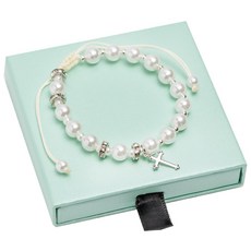 다니엘의기도 묵주 팔찌, 1세트, 화이트03