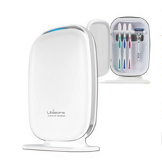 유비세이프 [유비세이프] 가정용칫솔살균기 HC-3000 칫솔살균기 PTC히터건조 면도기 치약 전동칫솔, 화이트