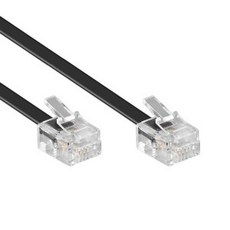 전화선 전화기 팩스 모뎀 케이블 10M 6P4C INP018, 1개