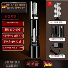 반자동 생선 비늘제거 도구 이자카야 회 스크래퍼, 1개, 검정색 충전형 배터리x2