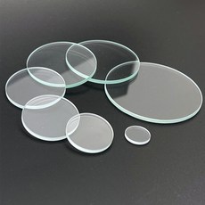 손전등 헤드램프 자전거 조명용 원형 평면 유리 렌즈 20.5mm 24mm 29mm 45mm 47mm 50mm 51mm 52mm 55mm 58mm 59mm 60mm 65mm 75, 1개