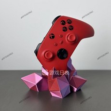 3D打印 手把展示架 手把支架 造型手柄支架 手柄展示架 通用遊戲手柄架 搖桿收納架 手把架 控制器 展示架, 1個, 【Switch Pro手柄專用】,純色*（武士黑）