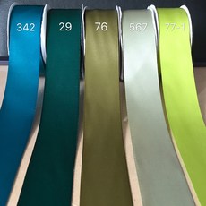 38mm雙面緞帶 綠色系 秋香綠 墨綠 禮品包裝 花束 蝴蝶結 台灣製造, 1個, 567